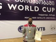 مدال طلای مسابقات شمشیربازی جهان بر گردن محمد رهبری شمشيرباز  گیلانی