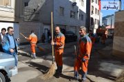 گزارش تصویری هفتمین مرحله پاکسازی محلات منطقه دو (محله صومعه بیجار)