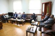 گزارش تصویری دیدار شهردار رشت و اعضای شورای اسلامی شهر با رئیس کل دادگستری استان گیلان