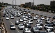 ترافیک در آزاد راه قزوین -کرج-تهران سنگین است