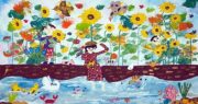 افتخار آفرینی کودک گیلانی در مسابقه نقاشی ژاپن