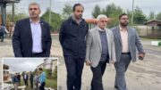 بازدید اعضای شورای اسلامی با همراهی شهردار رشت از پیشرفت پروژه گردشگری تالاب عینک