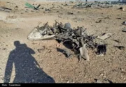 خبرگزاری فارس این ویدیو را با عنوان “فیلم هوایی از محل سقوط هواپیمای آمریکایی” منتشر کرد.