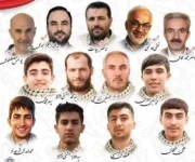 اسامی و تصاویر ۱۴ تن از شهدای دیروز زنجان